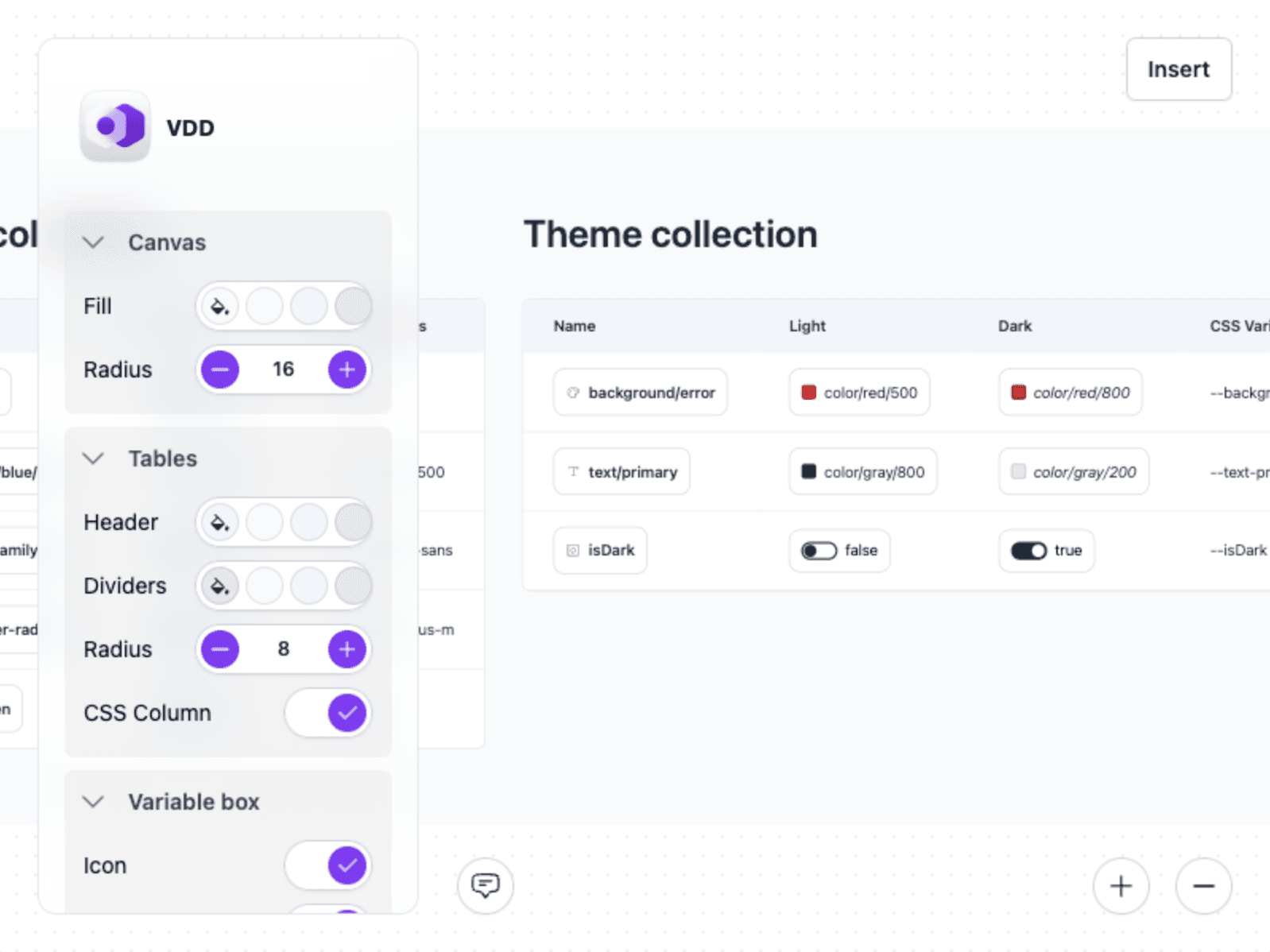 Variables Doc Designer - Figma Plugin